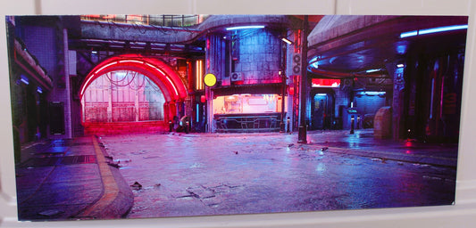 Add on Backdrop - NEON Streets & Asteroid Field