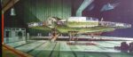 Millenium Falcon -Escape- 1977 Concept Art- Add on Backdrop