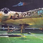 Millenium Falcon -Bay 327 - 1977 Concept Art- Add on Backdrop