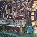 Millennium Falcon - Concept 1977 Interior Artwork- Add on Backdrop