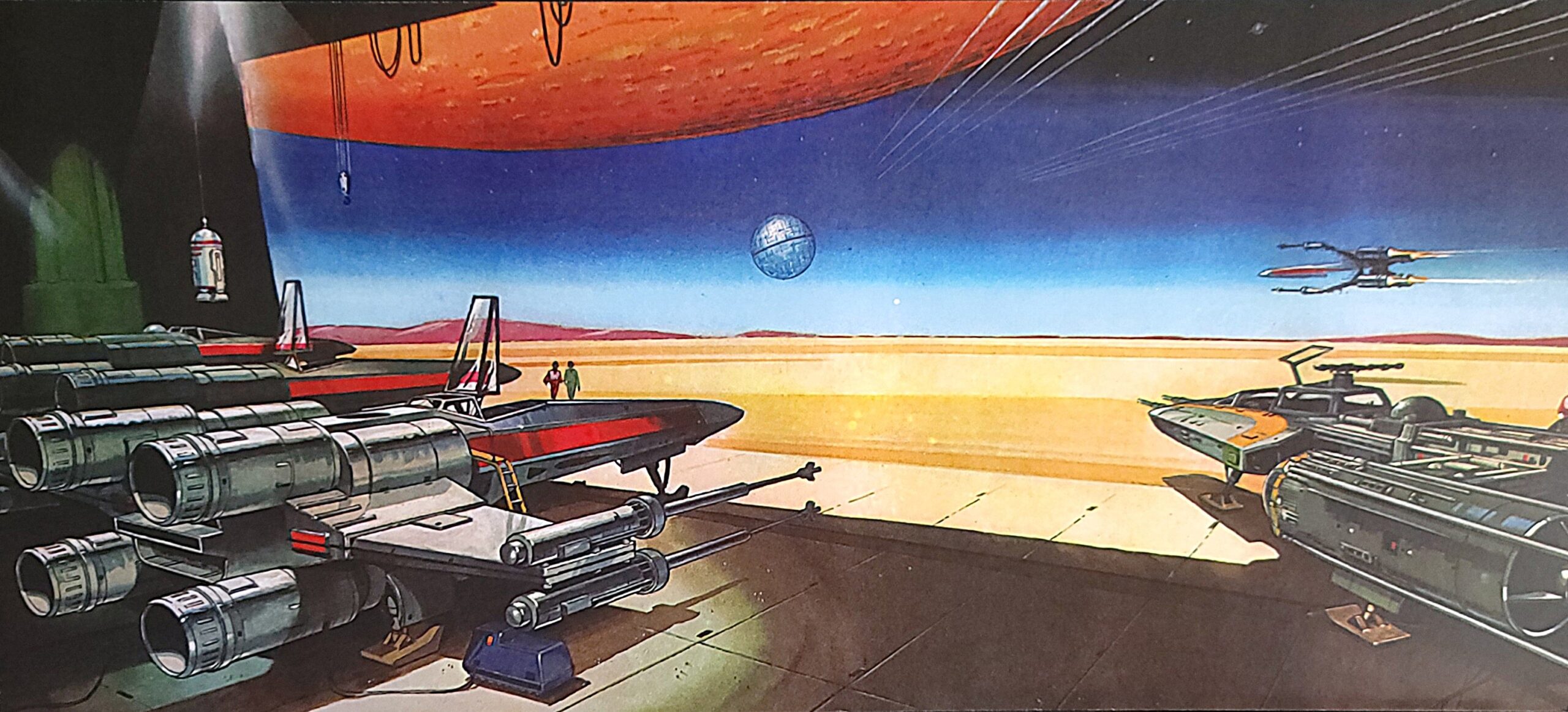 Presto-Yavin4-Sharp Yavin 4 Base -1977 Concept Art - Add on Backdrop - Image 1